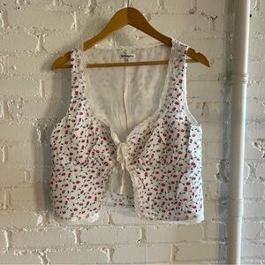 Reformation Rosalie Linen Top